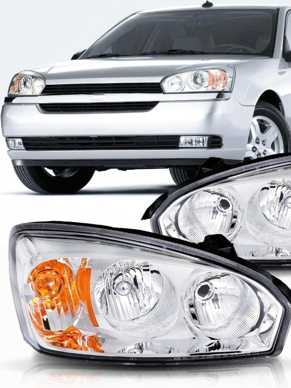 Headlights Assembly for 2004-2007 Chevy Malibu, 2008 Malibu Classic